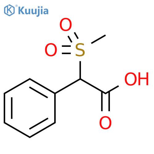 2-Methanesulfonyl-2-phenylacetic acid structure