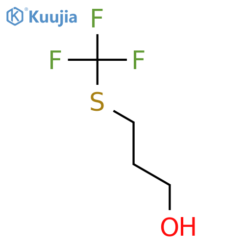 3-((Trifluoromethyl)thio)-1-propanol structure