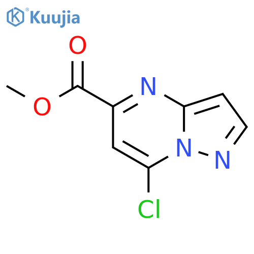 methyl 7-chloropyrazolo1,5-apyrimidine-5-carboxylate structure