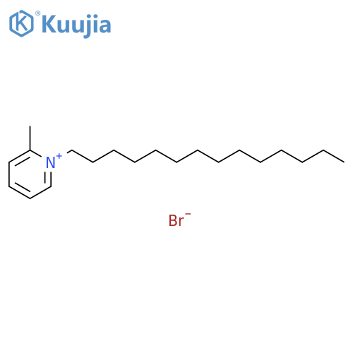 Pyridinium, 2-methyl-1-tetradecyl-, bromide structure