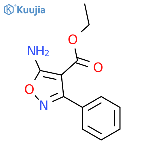 Ethyl 5-Amino-3-phenylisoxazole-4-carboxylate structure