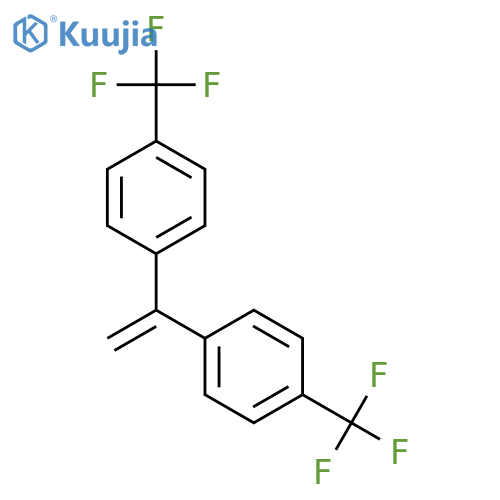 Benzene, 1,1'-ethenylidenebis[4-(trifluoromethyl)- structure