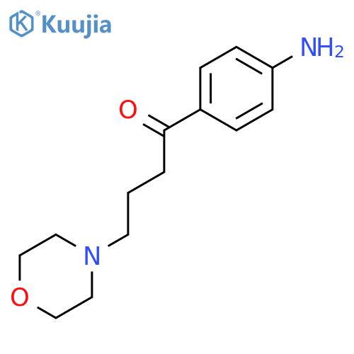 1-Butanone, 1-(4-aminophenyl)-4-(4-morpholinyl)- structure