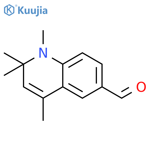 1,2,2,4-tetramethyl-1,2-dihydroquinoline-6-carbaldehyde structure