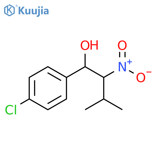 4-Chloro-α-(2-methyl-1-nitropropyl)benzenemethanol structure
