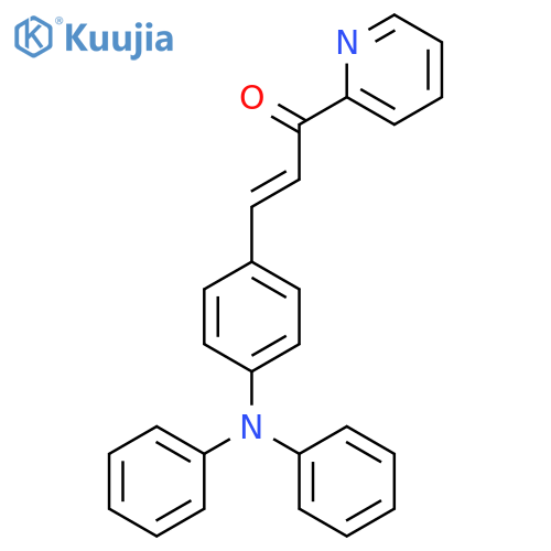 2-Propen-1-one, 3-[4-(diphenylamino)phenyl]-1-(2-pyridinyl)- structure