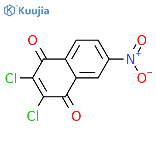 2,3-Dichloro-6-nitro-1,4-naphthoquinone structure