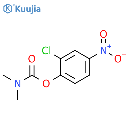 2-chloro-4-nitro-phenyl dimethyl carbamate structure