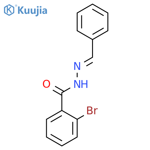 2-bromo-N'-(1E)-phenylmethylidenebenzohydrazide structure