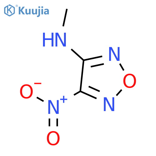 1,2,5-OXADIAZOL-3-AMINE, N-METHYL-4-NITRO- structure