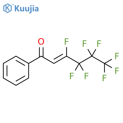 2-Hexen-1-one, 3,4,4,5,5,6,6,6-octafluoro-1-phenyl-, (2Z)- structure