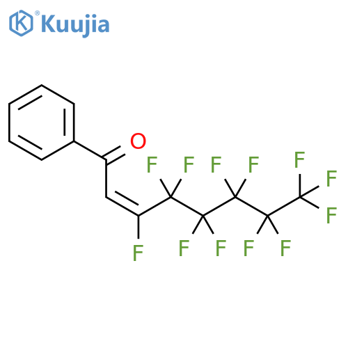 2-Octen-1-one, 3,4,4,5,5,6,6,7,7,8,8,8-dodecafluoro-1-phenyl-, (2E)- structure