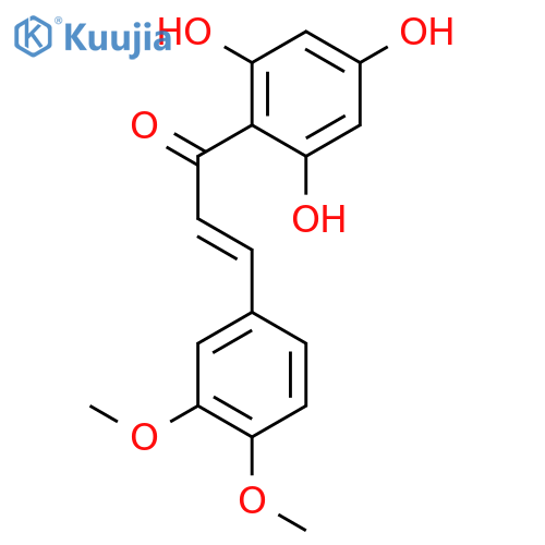 2-Propen-1-one, 3-(3,4-dimethoxyphenyl)-1-(2,4,6-trihydroxyphenyl)- structure