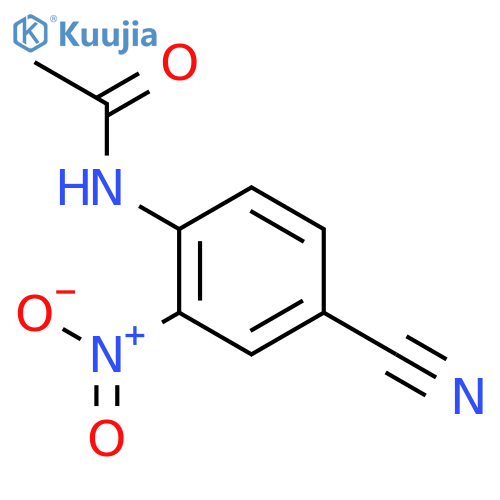 Acetamide,N-(4-cyano-2-nitrophenyl)- structure