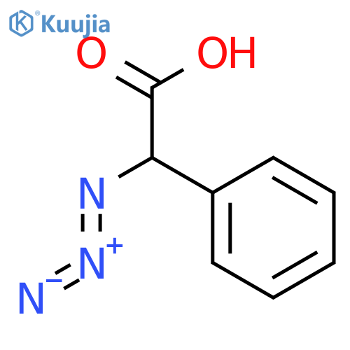 Benzeneacetic acid, a-azido- structure