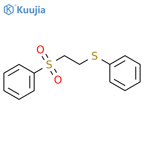 Benzene, [[2-(phenylsulfonyl)ethyl]thio]- structure