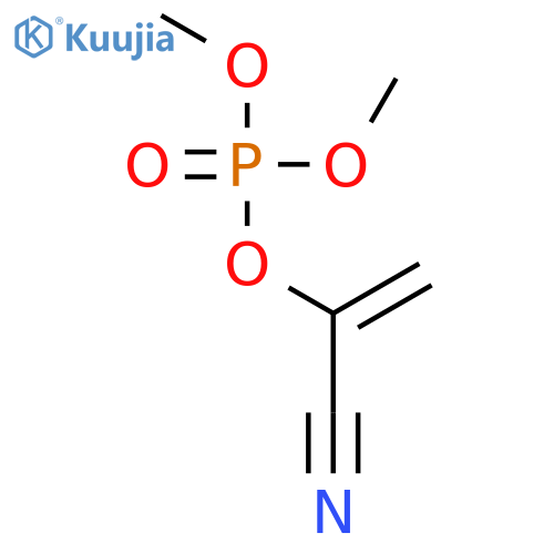 Phosphoric acid, 1-cyanoethenyl dimethyl ester structure