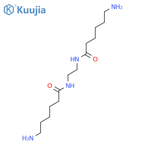 Hexanamide, N,N'-1,2-ethanediylbis[6-amino- structure
