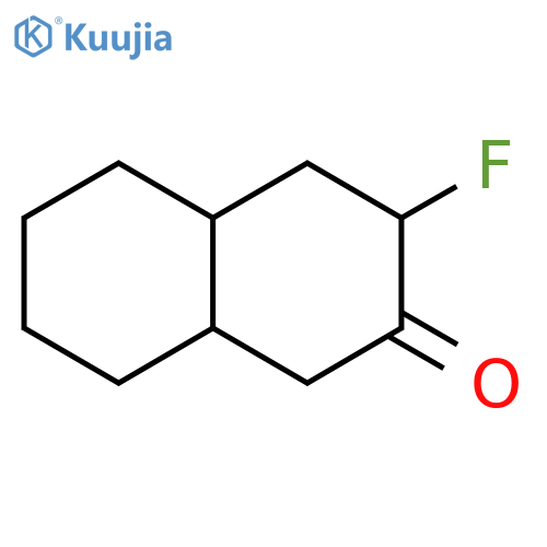 2(1H)-Naphthalenone,  3-fluoro-3,4,4a-alpha-,5,6,7,8,8a-bta--octahydro-  (8CI) structure