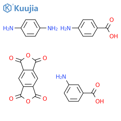 Benzoic acid, 3-amino-, polymer with 4-aminobenzoic acid, 1,4-benzenediamine and 1H,3H-benzo[1,2-c:4,5-c']difuran-1,3,5,7-tetrone (9CI) structure