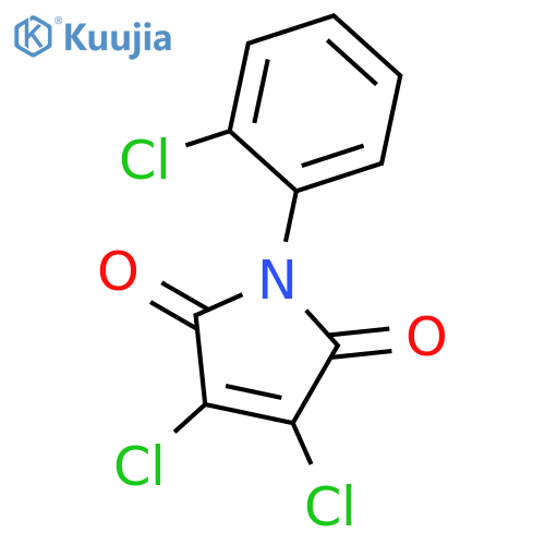 1H-Pyrrole-2,5-dione, 3,4-dichloro-1-(2-chlorophenyl)- structure