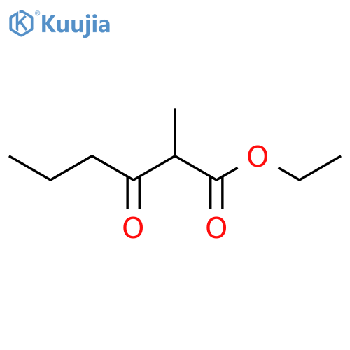 ethyl 2-methyl-3-oxohexanoate structure