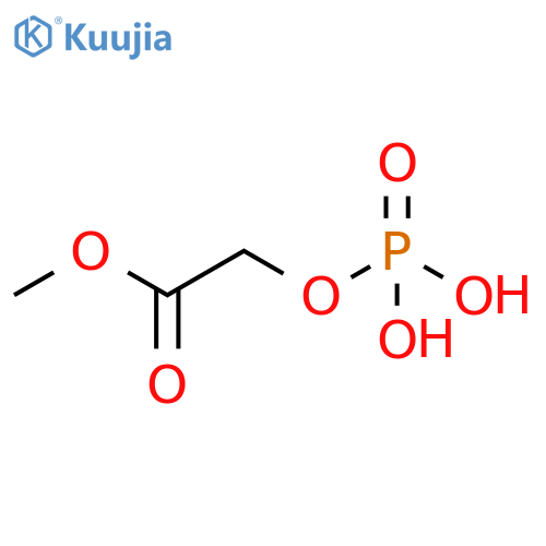 Acetic acid, (phosphonooxy)-, 1-methyl ester structure