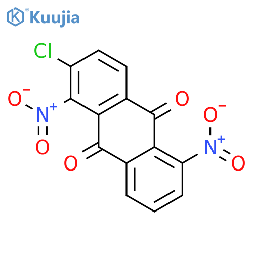 9,10-Anthracenedione, 2-chloro-1,5-dinitro- structure