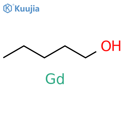 1-Pentanol, gadolinium(3+) salt (3:1) structure