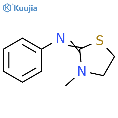 Benzenamine, N-(3-methyl-2-thiazolidinylidene)- structure