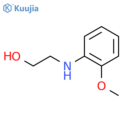 2-(2-methoxyphenyl)aminoethan-1-ol structure