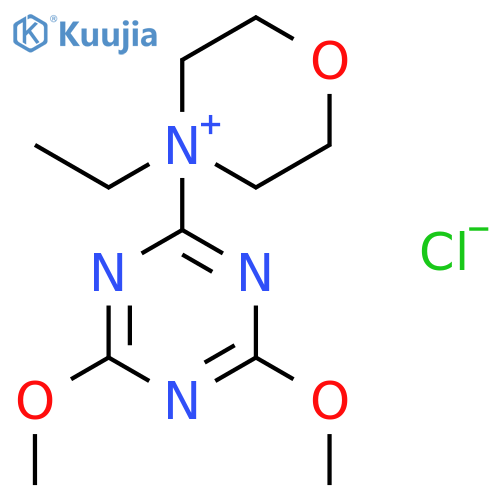 Morpholinium, 4-(4,6-dimethoxy-1,3,5-triazin-2-yl)-4-ethyl-, chloride structure