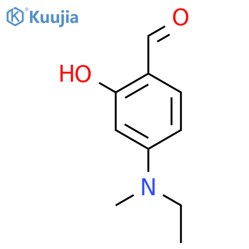 4-ethyl(methyl)amino-2-hydroxybenzaldehyde structure
