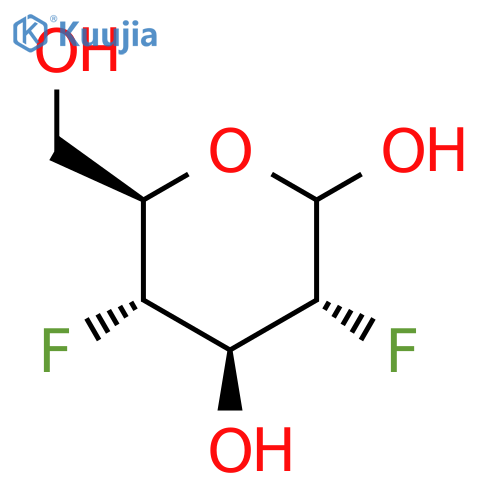 (3R,4S,5S,6R)-3,5-Difluoro-6-(hydroxymethyl)oxane-2,4-diol structure