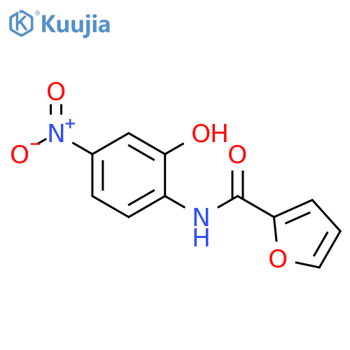 2-Furancarboxamide, N-(2-hydroxy-4-nitrophenyl)- structure