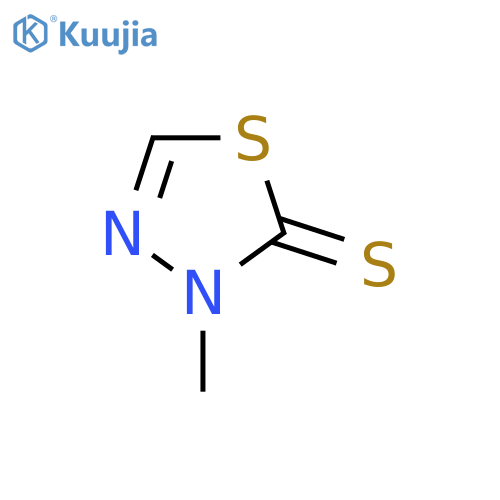 1,3,4-Thiadiazole-2(3H)-thione, 3-methyl- structure
