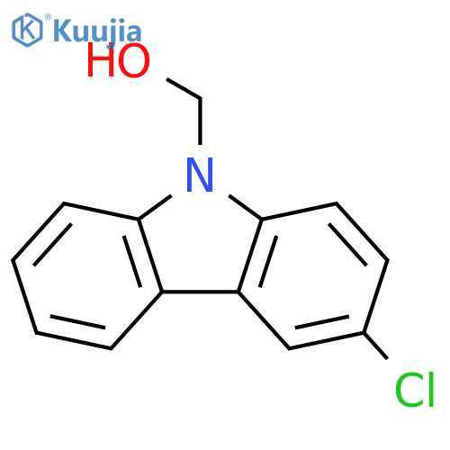 9H-Carbazole-9-methanol, 3-chloro- structure