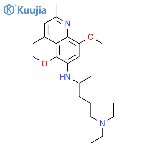 1,4-Pentanediamine,N4-(5,8-dimethoxy-2,4-dimethyl-6-quinolinyl)-N1,N1-diethyl- structure