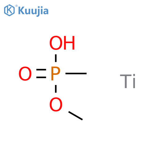 Phosphonic acid,methyl-, monomethyl ester, titanium(3+) salt (8CI) structure