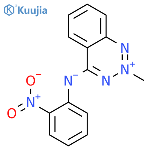 1,2,3-Benzotriazinium,2-methyl-4-[(2-nitrophenyl)amino]-, inner salt structure