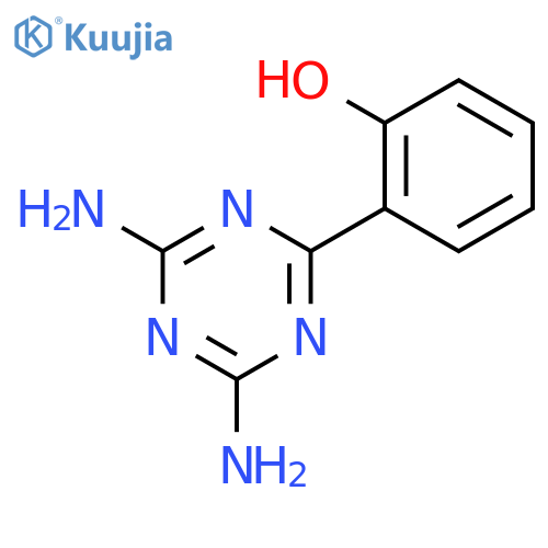 Phenol,2-(4,6-diamino-1,3,5-triazin-2-yl)- structure