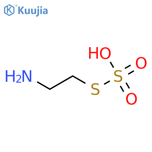 1-azaniumyl-2-sulfonatosulfanylethane structure