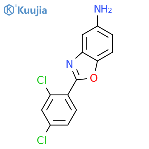 2-(2,4-Dichlorophenyl)-1,3-benzoxazol-5-amine structure