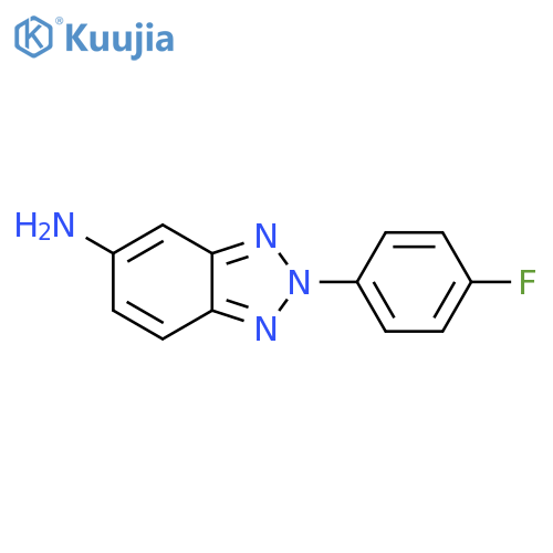 2-(4-Fluorophenyl)-2H-benzotriazol-5-amine structure