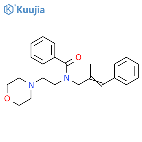 Benzamide,N-(2-methyl-3-phenyl-2-propenyl)-N-[2-(4-morpholinyl)ethyl]- structure