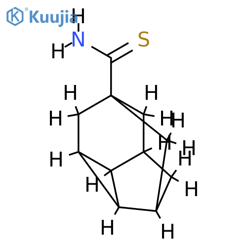 2,4-Methano-4H-cycloprop[cd]indene-4-carbothioamide,octahydro-(9CI) structure