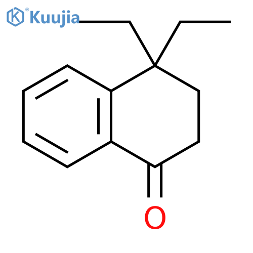4,4-diethyl-1,2,3,4-tetrahydronaphthalen-1-one structure