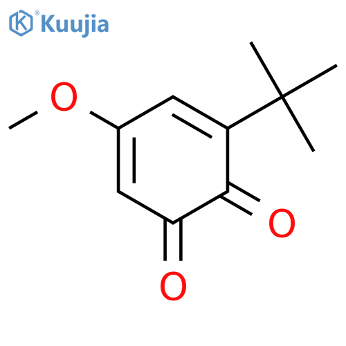 3,5-Cyclohexadiene-1,2-dione,3-(1,1-dimethylethyl)-5-methoxy- structure