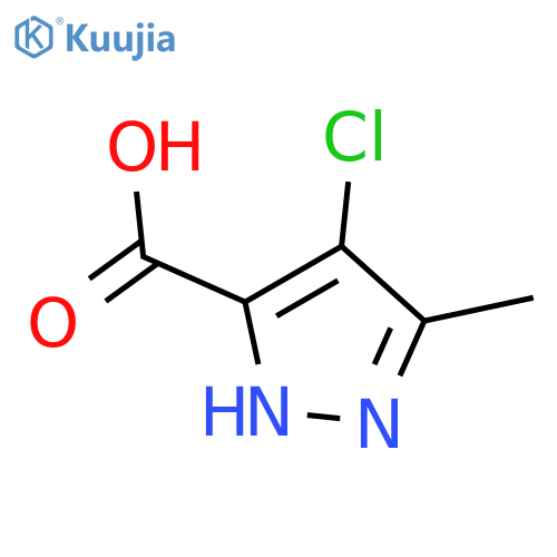 4-Chloro-5-methyl-1H-pyrazole-3-carboxylic acid structure
