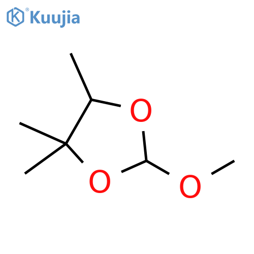 1,3-Dioxolane, 2-methoxy-4,4,5-trimethyl- structure